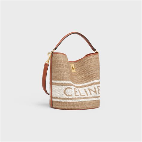 celine bucket bag textile